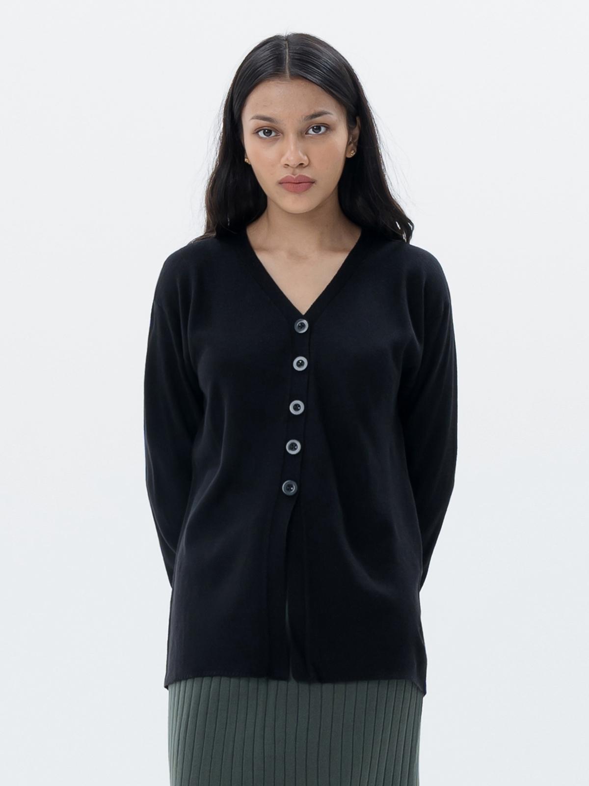 Skye V Neckline Top - Black