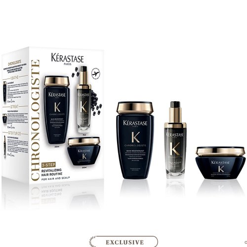 KERASTASE Chronologiste Total Hair Scalp Revitalizing Hair Care Refillable Set