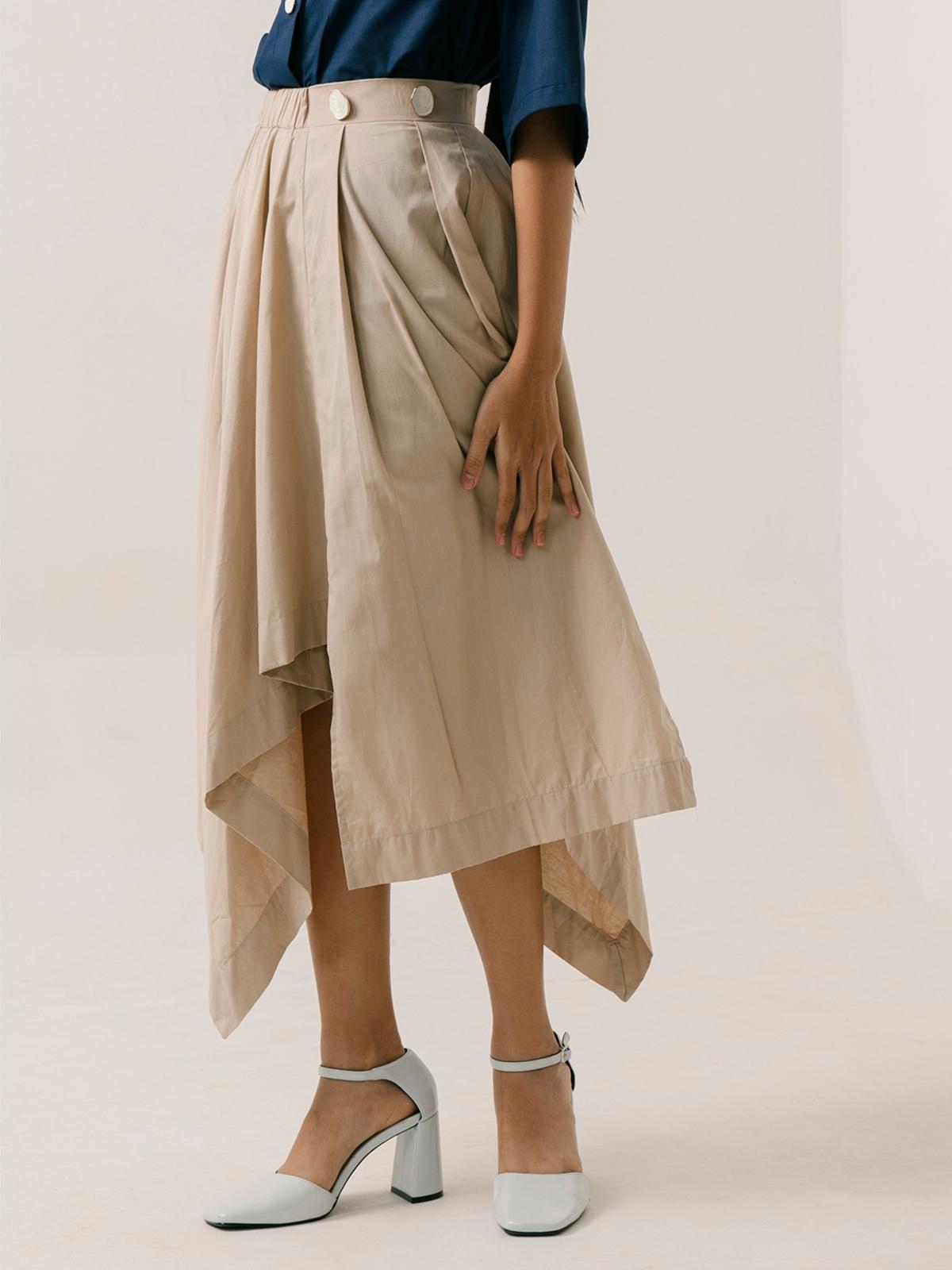 Zoe Skirt - Sand beige