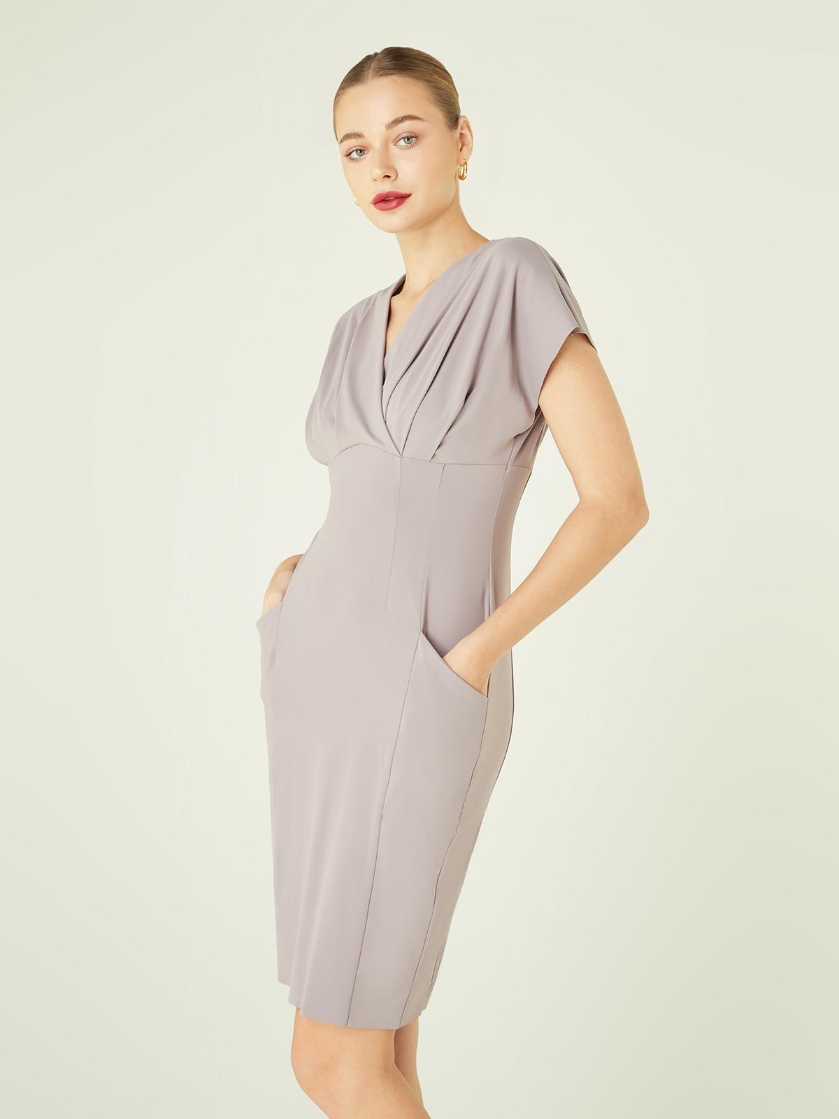Flow Dress - Lavender Grey