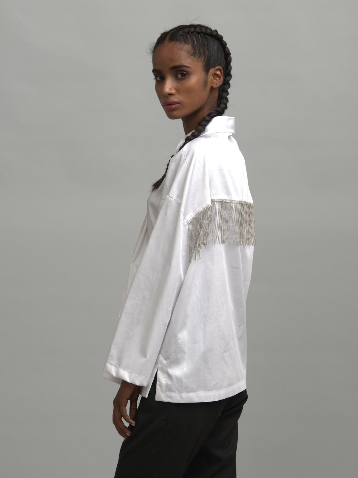 Fringe Shirt - White