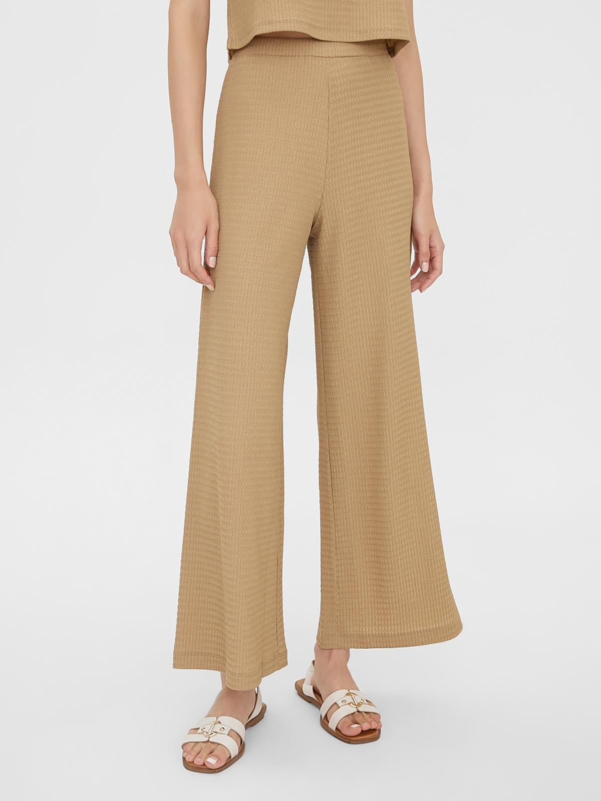 Wide Leg Pants - Beige