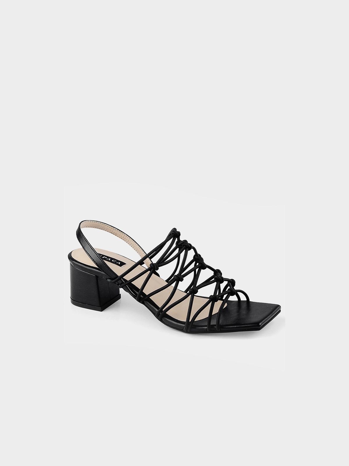 Net Block Heels Light - Black