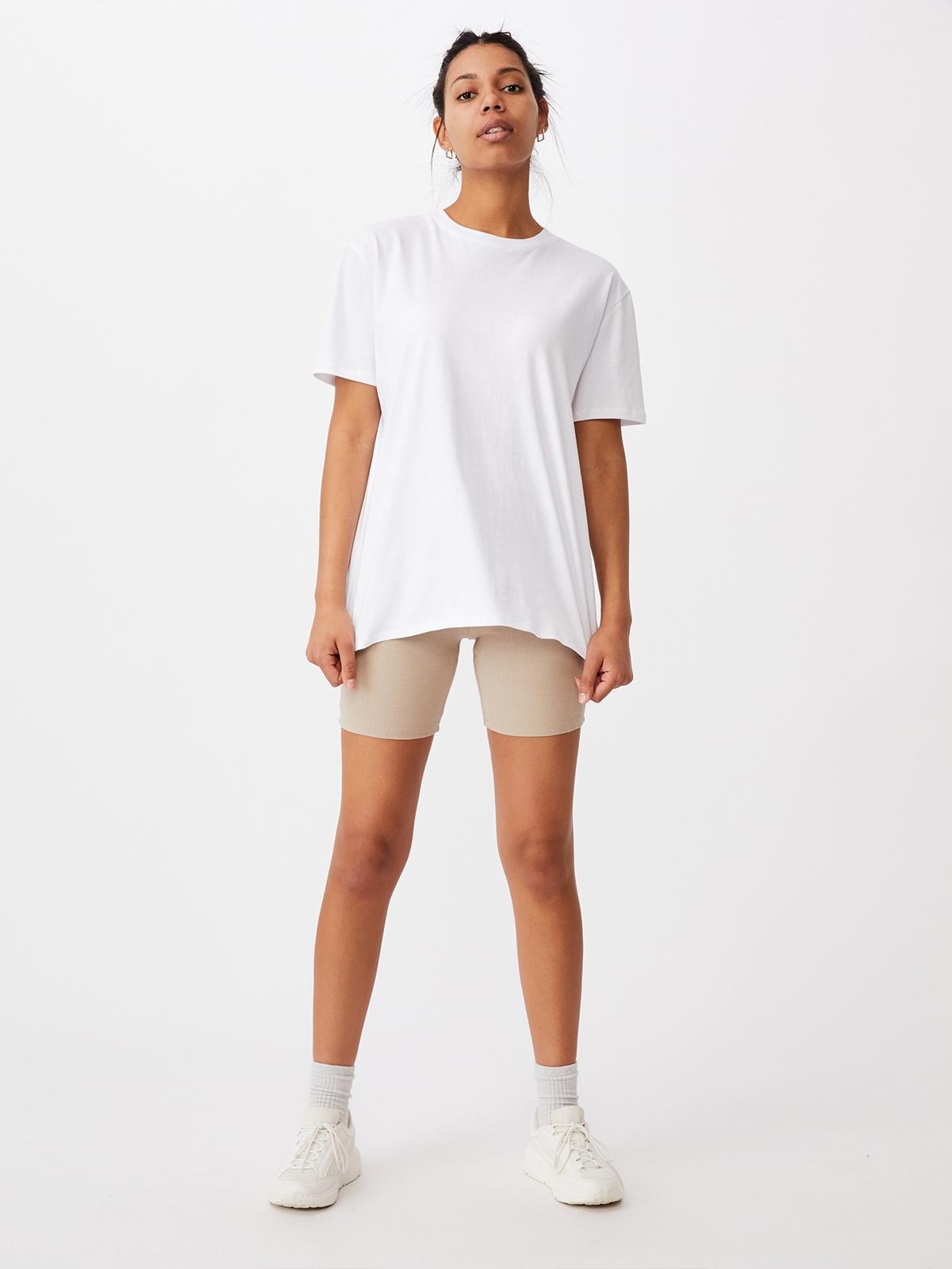 The Oversized Dad Tee - White