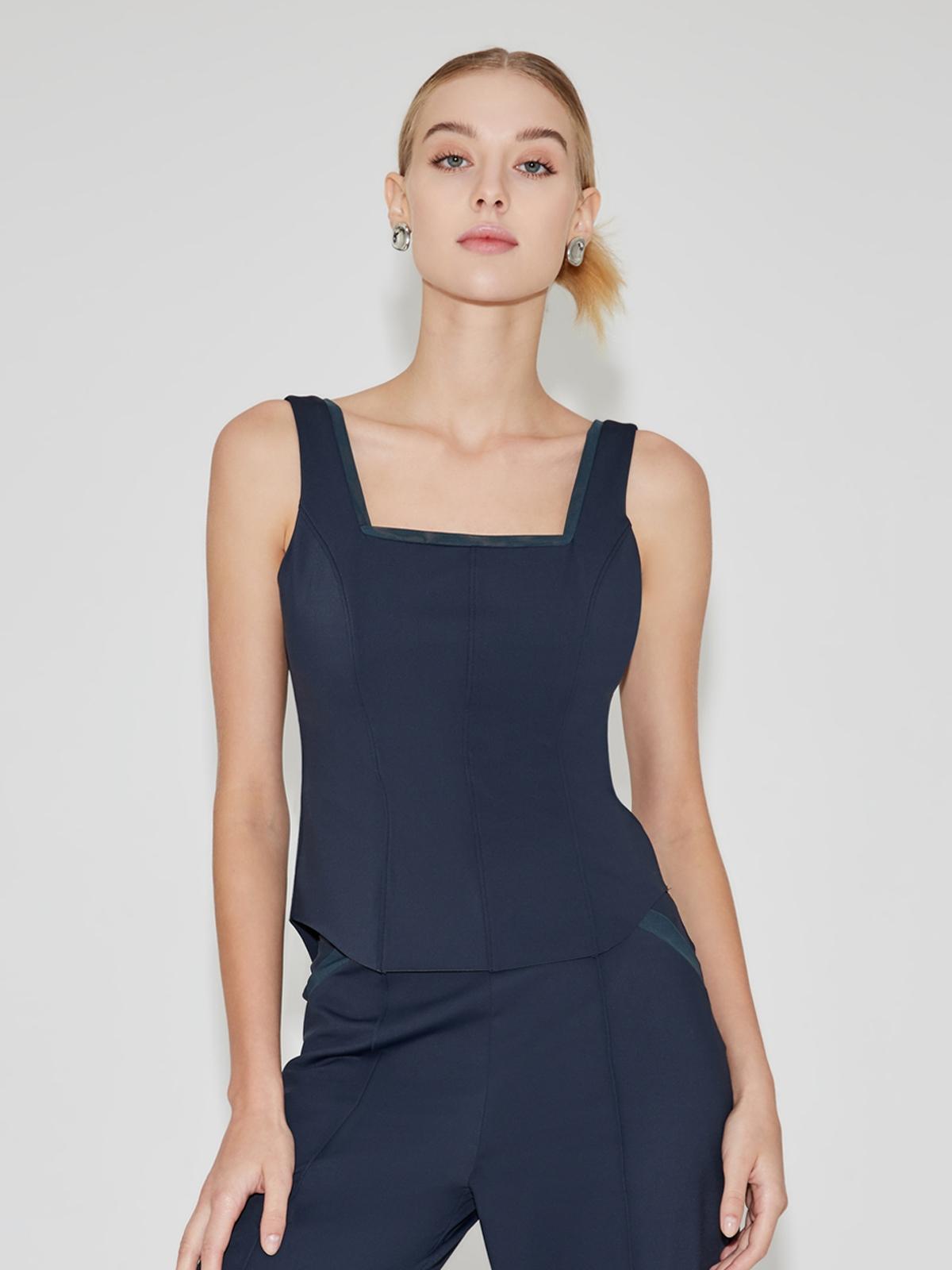 Esen Corset Top - Navy