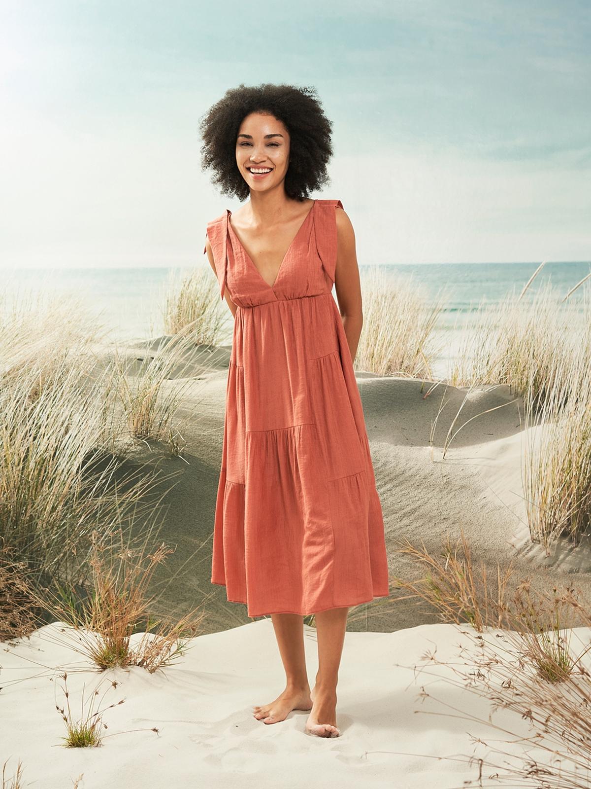 Boise Dress - Salmon