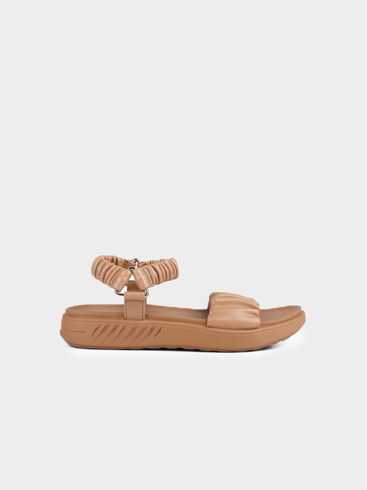 Malva Elastic Strap Sandals - Tan