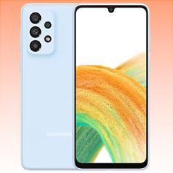 New Samsung Galaxy A33 Dual SIM 5G 8GB RAM 128GB Awesome Blue (FREE INSURANCE + 1 YEAR AUSTRALIAN WARRANTY)
