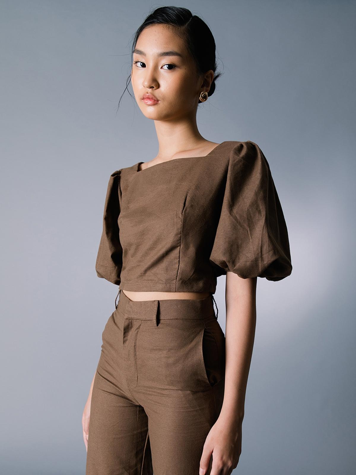Cruz Crop Top - Mocha