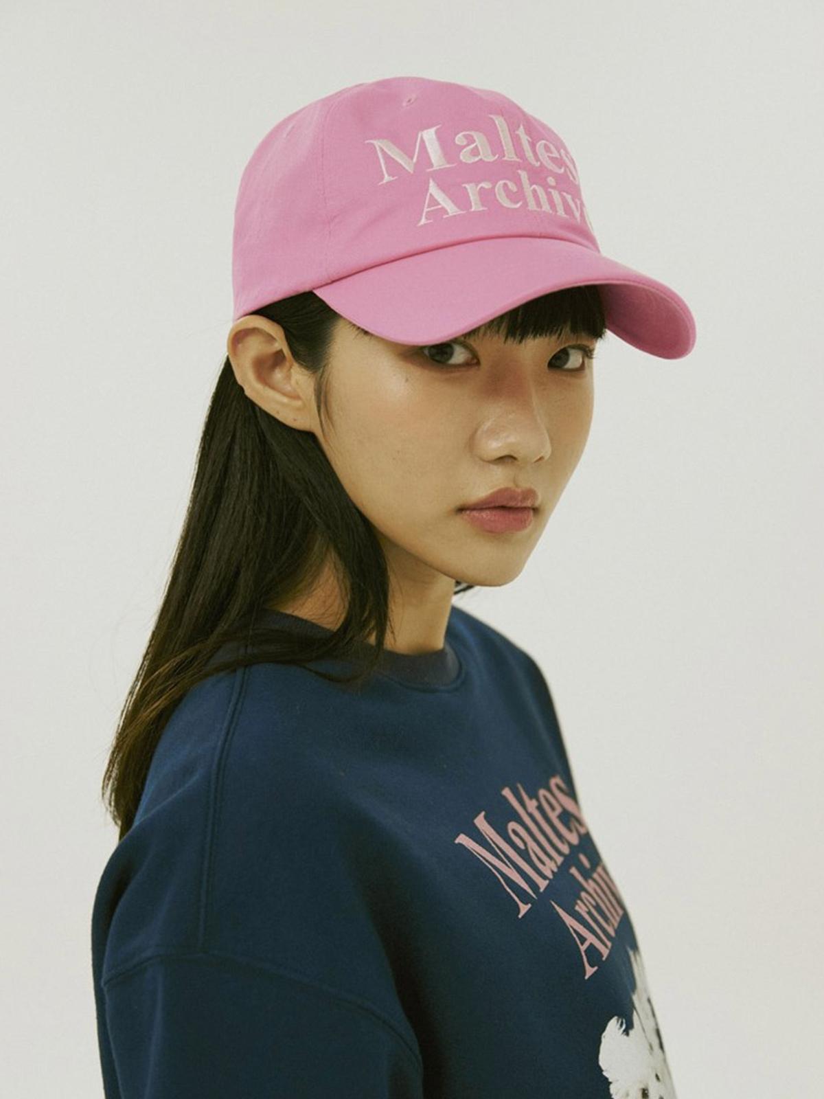 Waikei X Maltese Archive Ball Cap - Pink