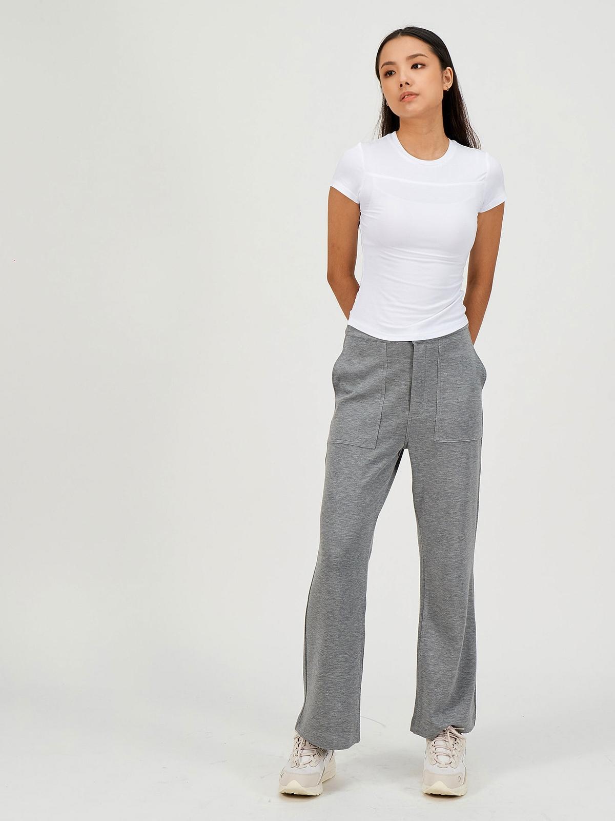 Cloud Cotton Long Pants - Grey