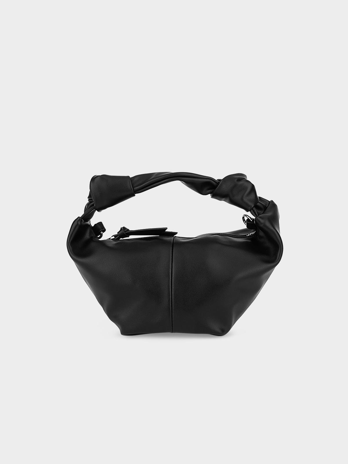 Mini Oval Hand Bag - Black