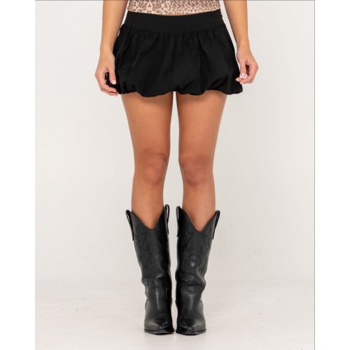 Brat Bubble Hem Mini Skirt