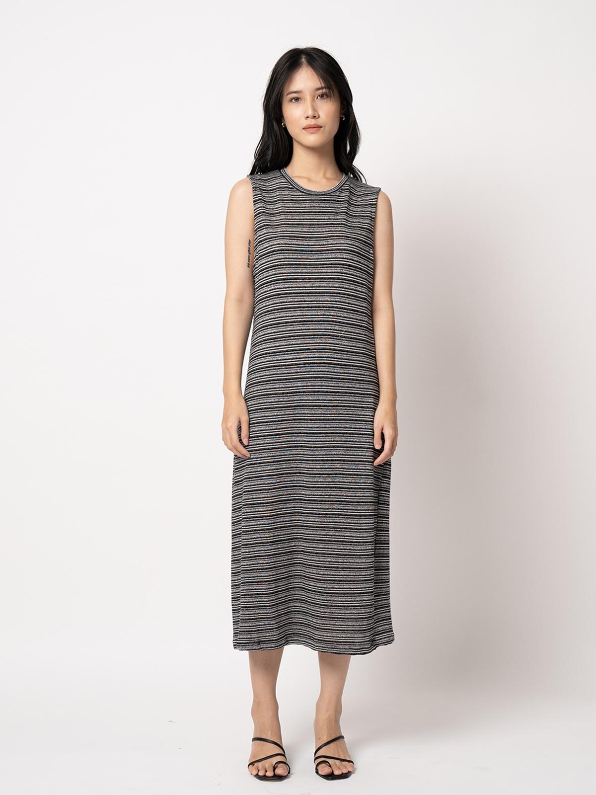 Bondi Knit Dress - Black White
