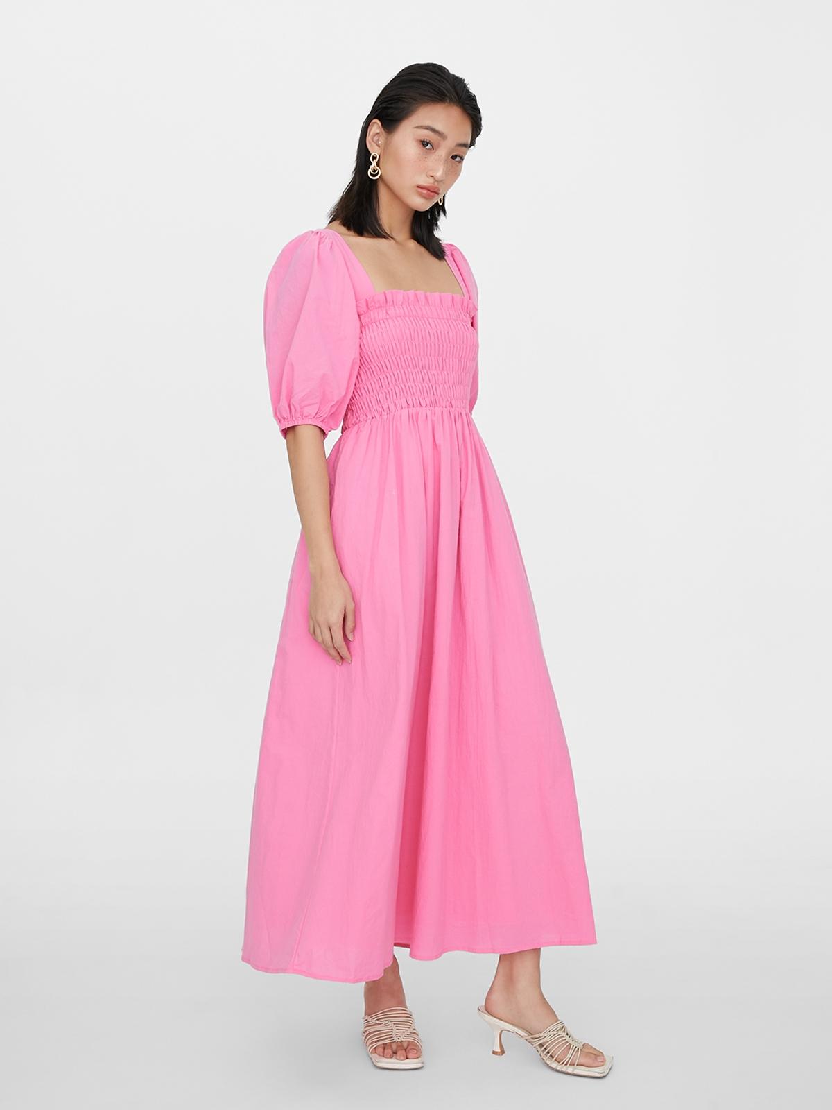 Islay Midi Dress - Pink