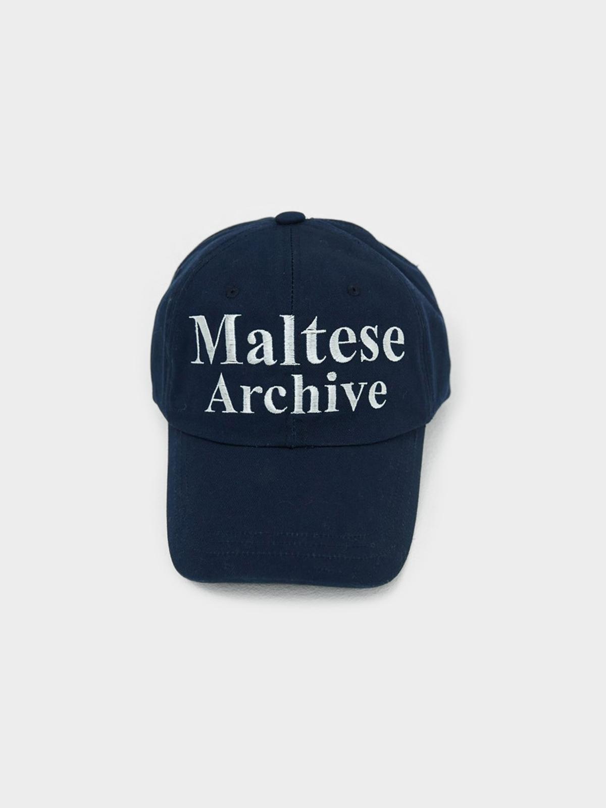 Waikei X Maltese Archive Ball Cap - Navy