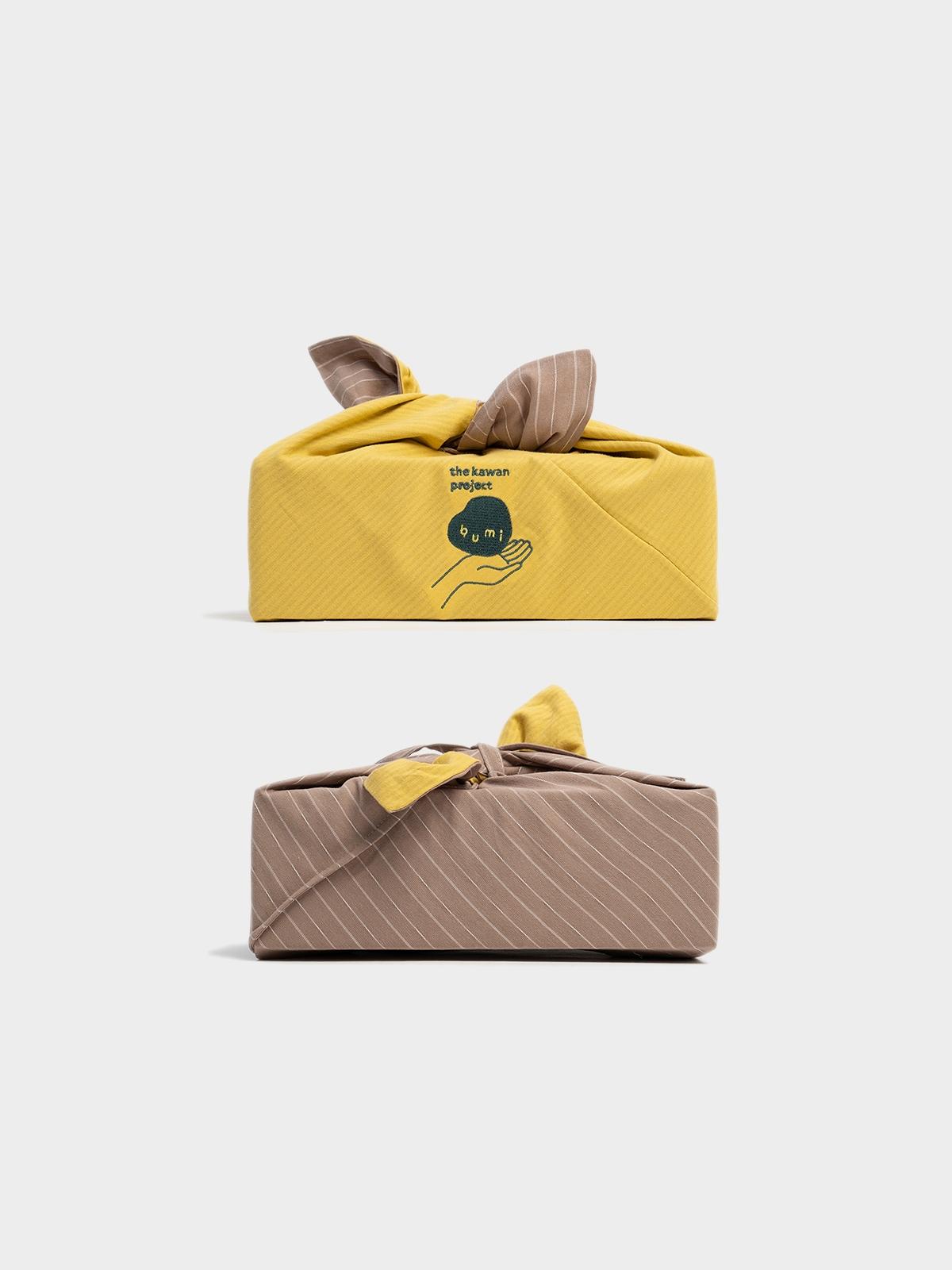 The Kawan Project : Bumi - Reversible Furoshiki - Multi color The Kawan Project : Bumi - Reversible Furoshiki - Multi color