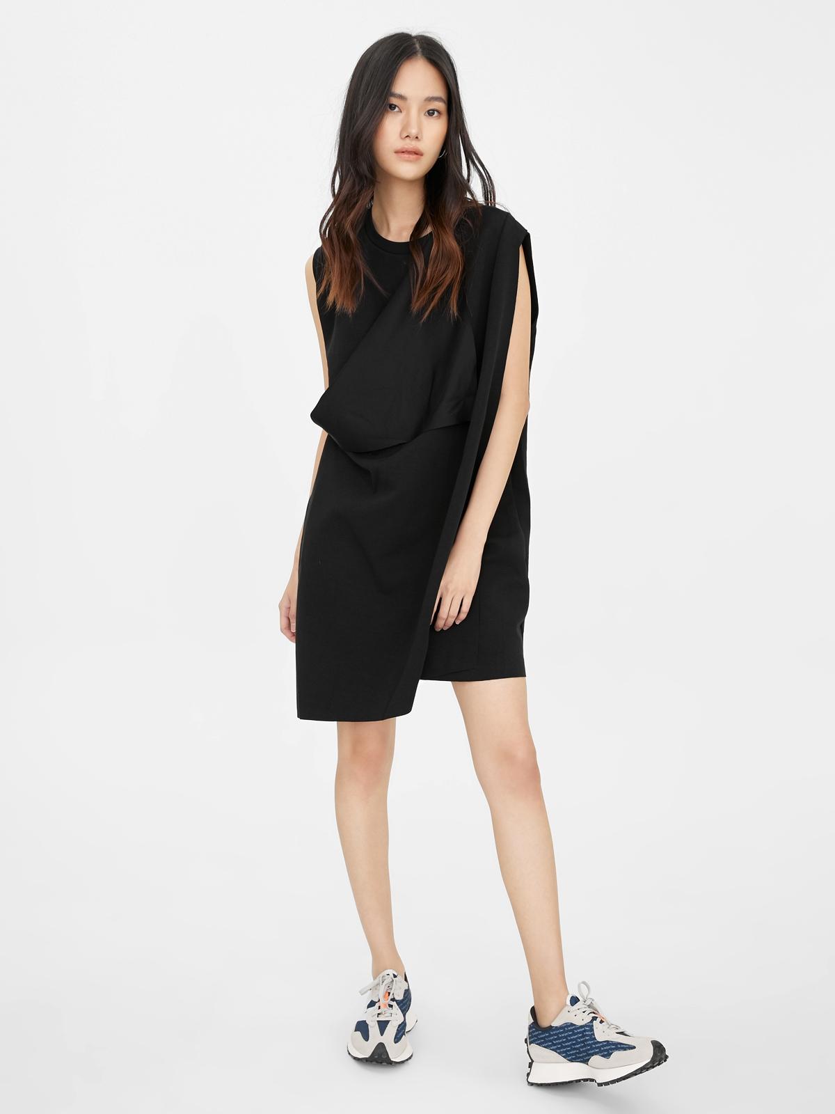 3.3 Field Trip x Wfs Drapery Dress One Piece - Black