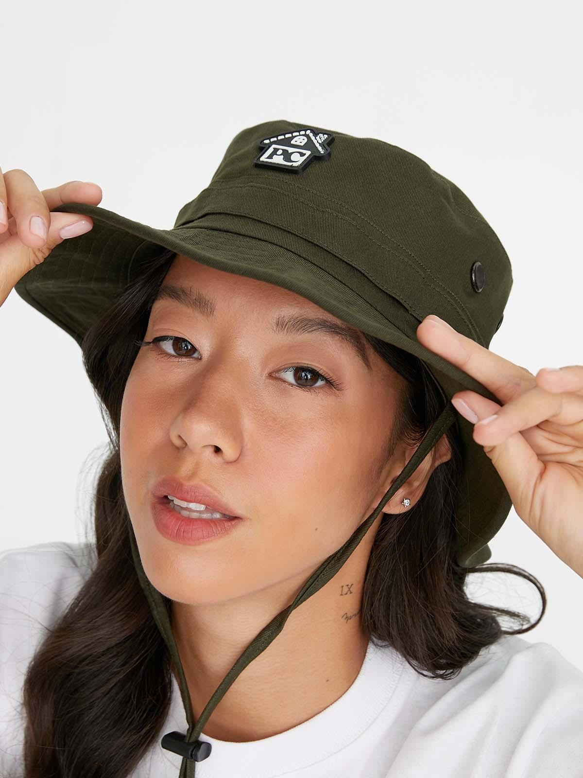Home Logo Jungle Hat - Green