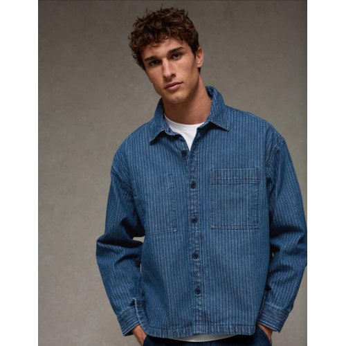 AE Herringbone Shacket