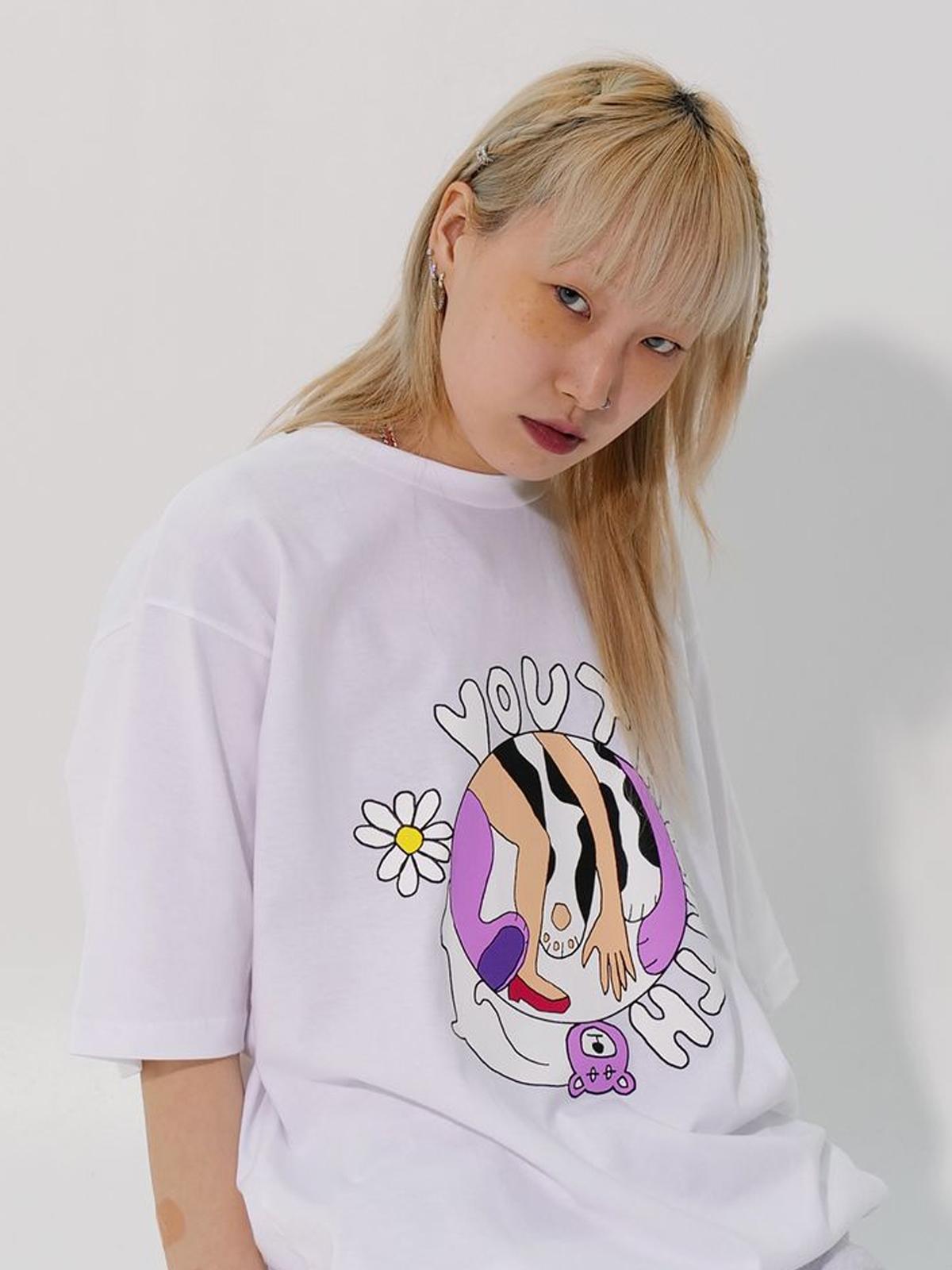 Youthbath x Various Feet Short Sleeve Tee - White