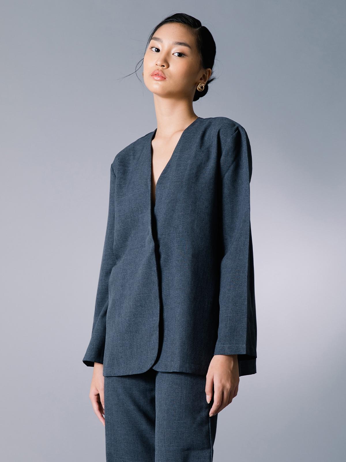 Nicola Blazer - Dark Grey