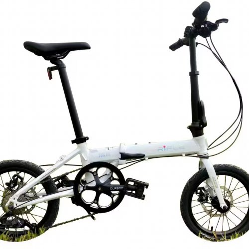 Rifle AK16 Foldable Bicycle | Mechanical Disc Brakes | 16 Inch | White
