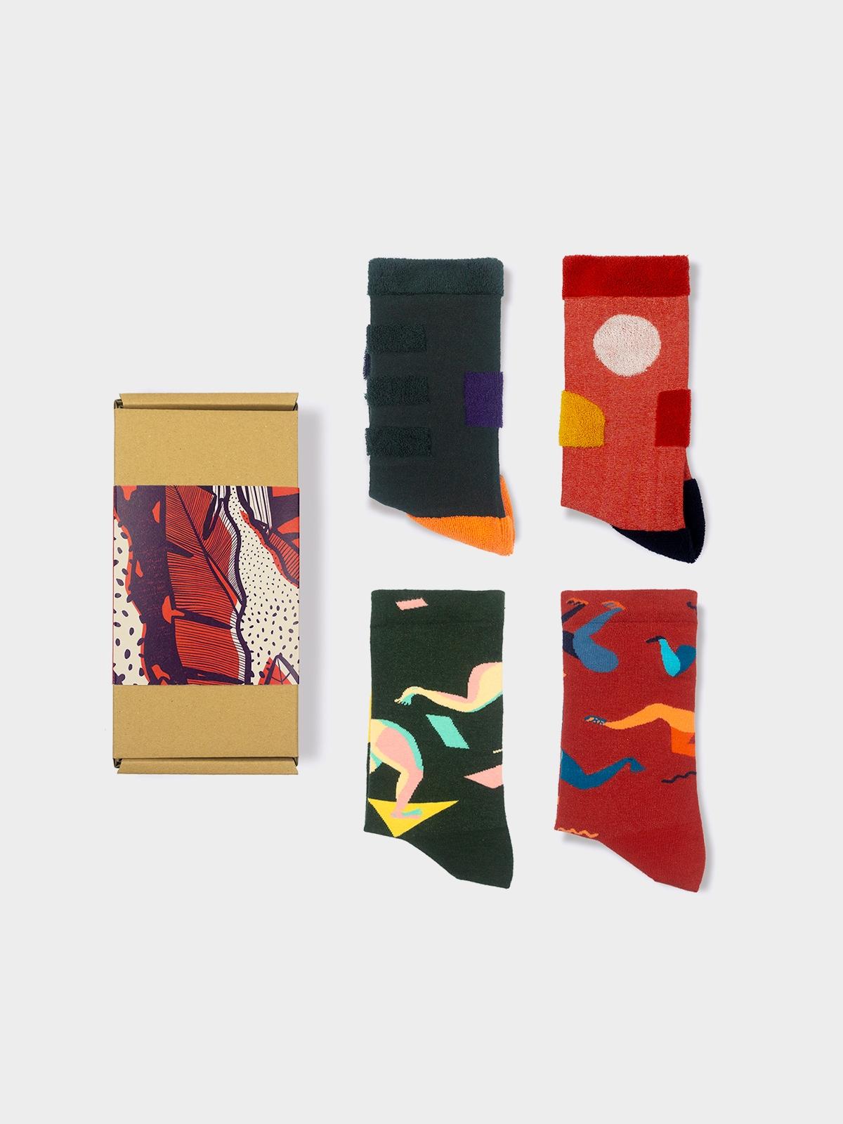 4 in 1 Holiday Gift Box A - Multi color 4 in 1 Holiday Gift Box A - Multi color