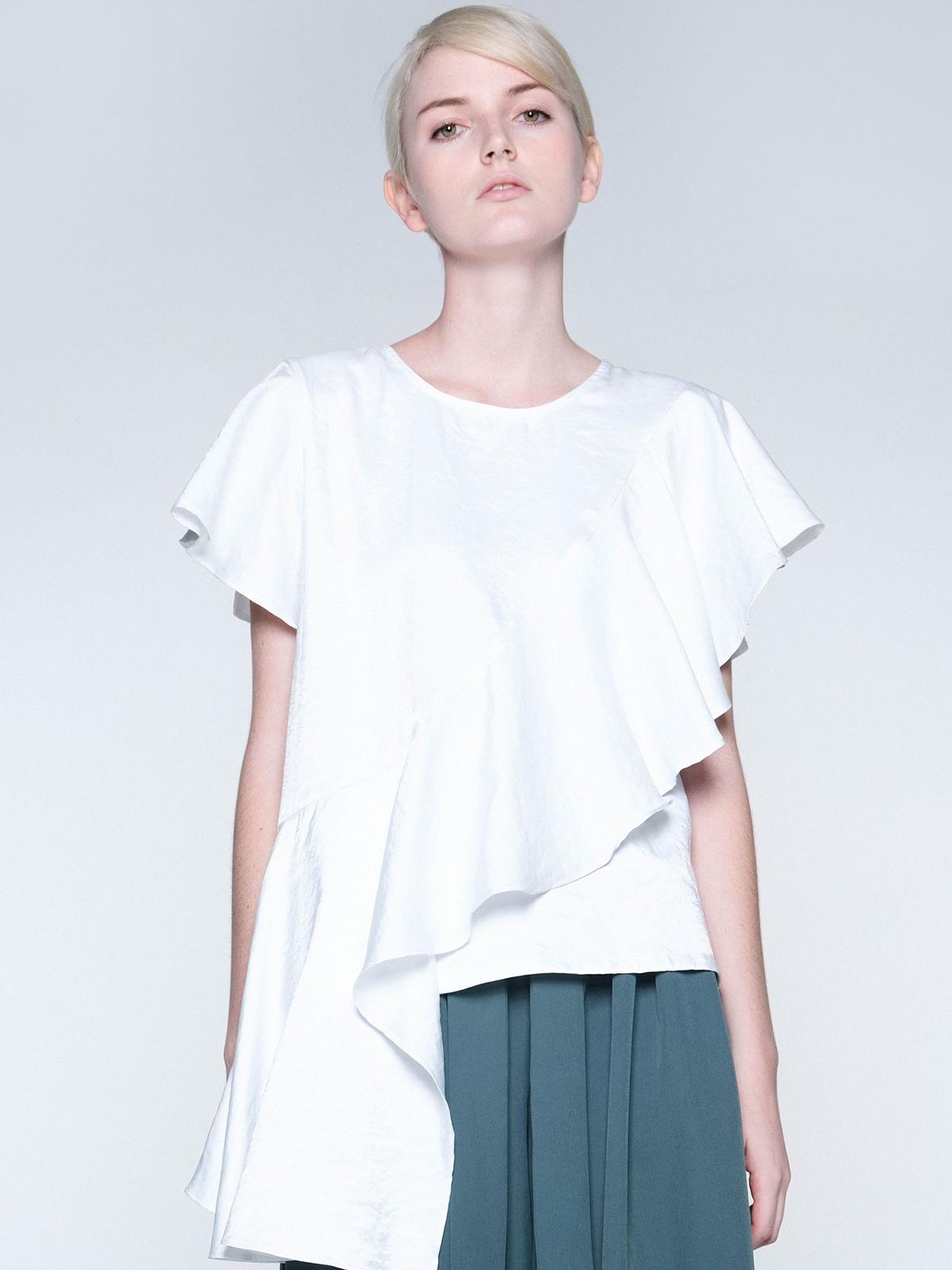 Ophelia Ruffle Top - White Ophelia Ruffle Top - White