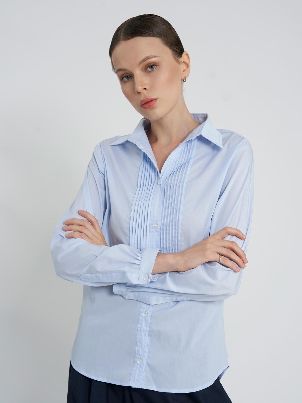 Slim-Fit Tailored Shirt - Blue Slim-Fit Tailored Shirt - Blue