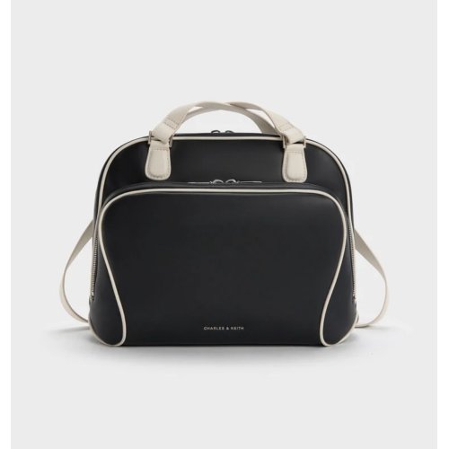  Nelly Two-Tone Boxy Backpack - Multi 