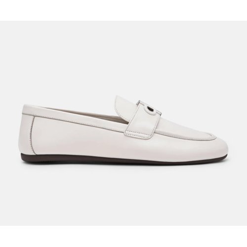  Leather Loafers - Chalk 